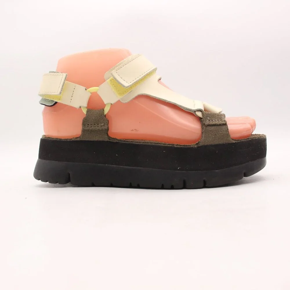 Camper Oruga Platform Sandals Women's Size EU 36 Leather Shoes